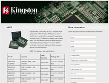 Tablet Screenshot of kingstonsolutionsinc.com